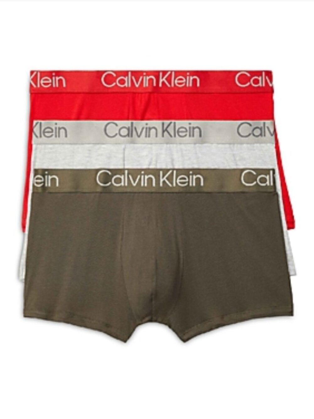 Calvin Klein Ultra Soft Modern Trunks, Pack of 3